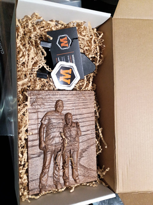 Custom Photo Relief Carving